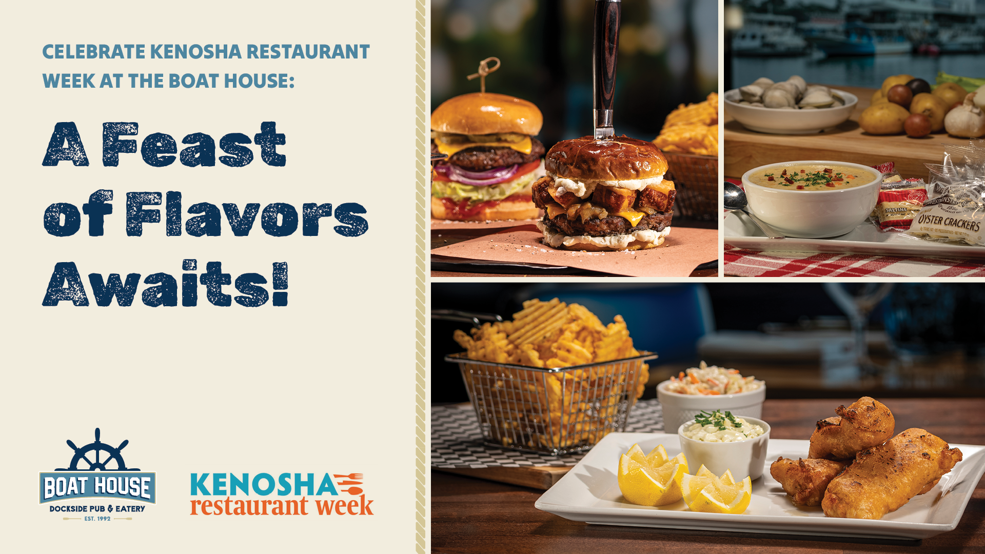 Restaurant Week Specials Boat House Pub & Eatery